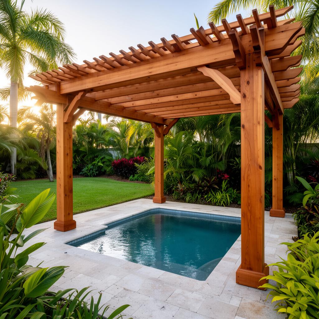 Pergola & Plunge Pool in Delray Beach
